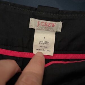 Black J Crew shorts